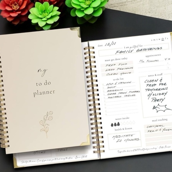 Positive Motivational Planner in Beige, NWT - Picture 1 of 5